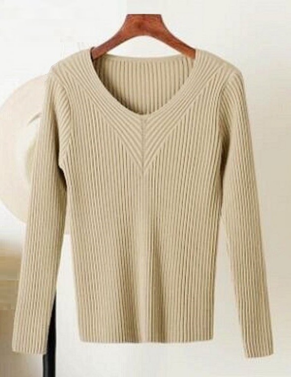 Damenpullover G351 beige