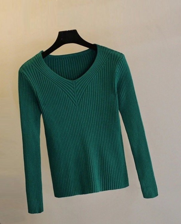 Elegantes Dunkelgrne Pullover Damen Bilder