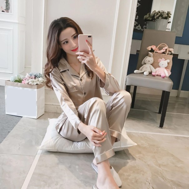 Damenpyjama P2587 beige 3XL