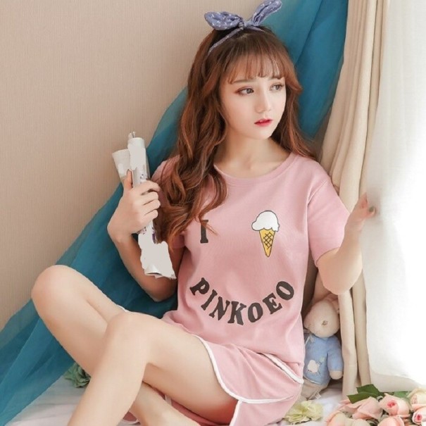 Damenpyjama P2652 rosa S