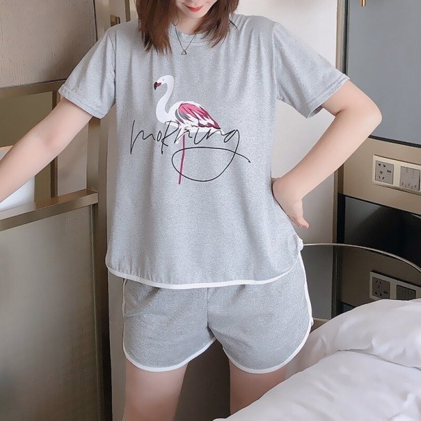 Damenpyjama P2655 grau L