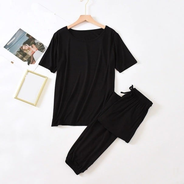 Damenpyjama P2685 schwarz S