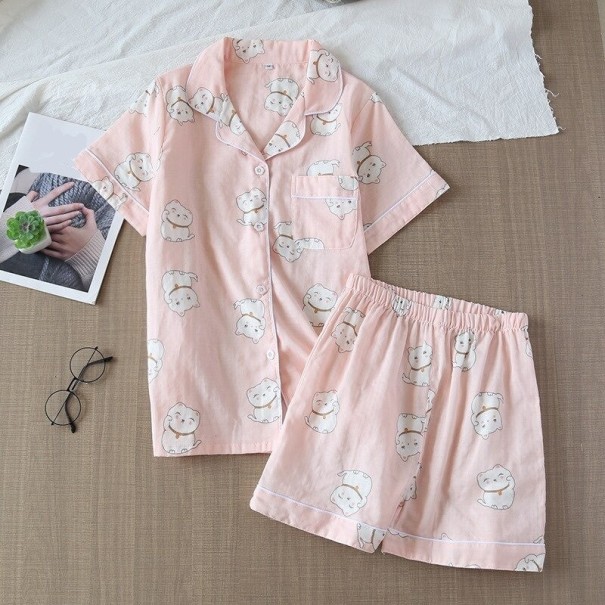 Damenpyjama P2711 rosa M