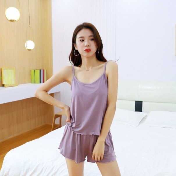 Damenpyjama P2735 lila M