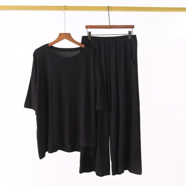 Damenpyjama P2741 schwarz XXL