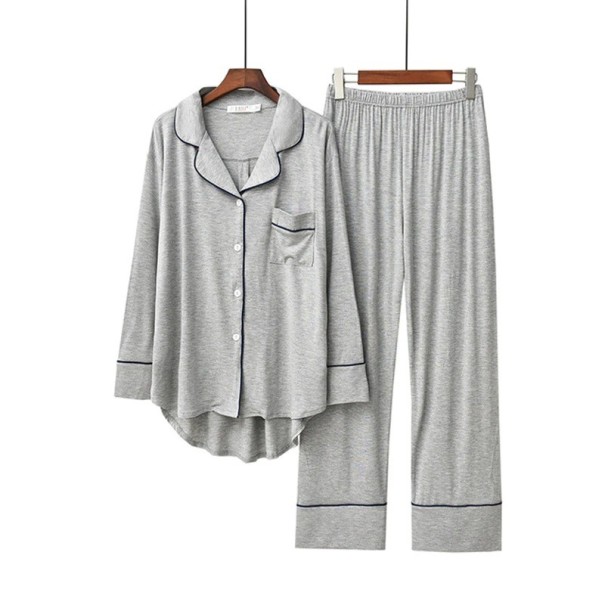 Damenpyjama P2750 grau M