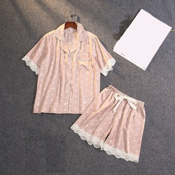 Damenpyjama P2755 rosa S