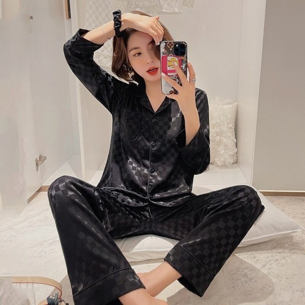 Damenpyjama P2790 schwarz S