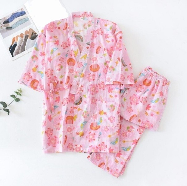 Damenpyjama P2815 rosa M