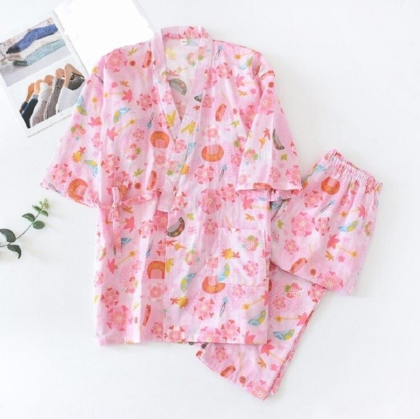 Damenpyjama P2815 rosa S