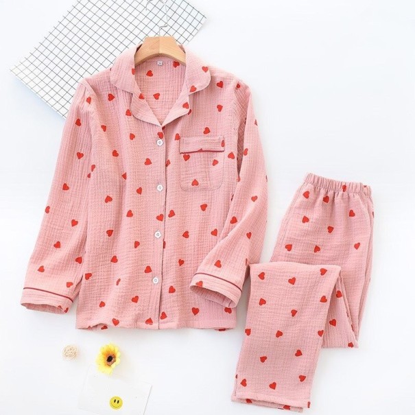 Damenpyjama P2822 rosa L