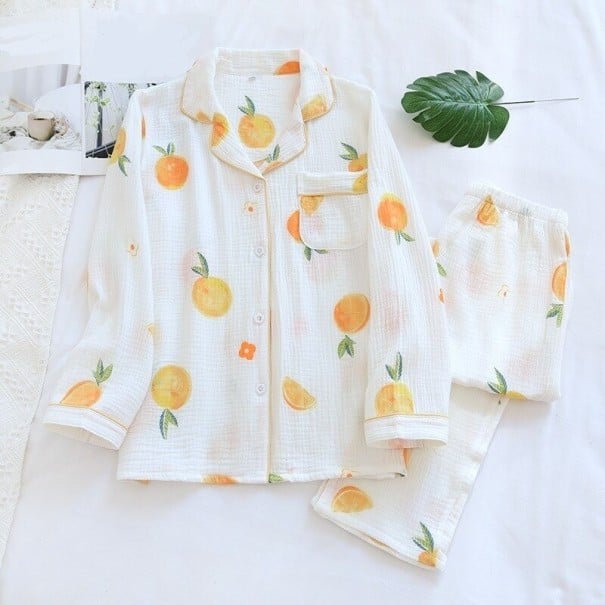 Damenpyjama P2823 weiß L