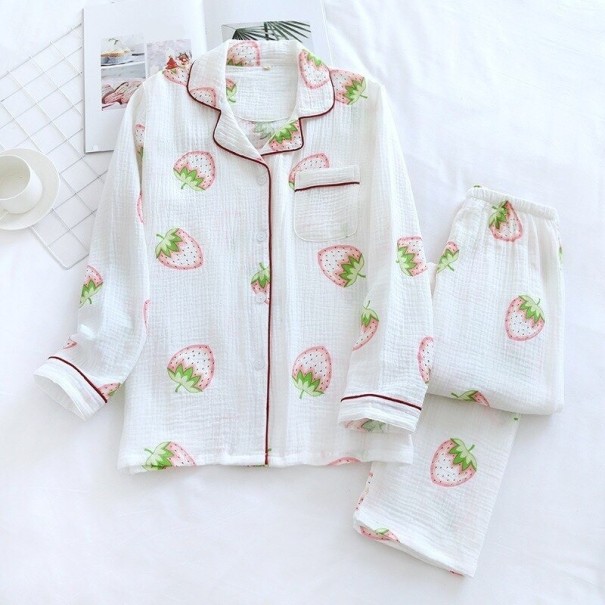 Damenpyjama P2824 weiß L