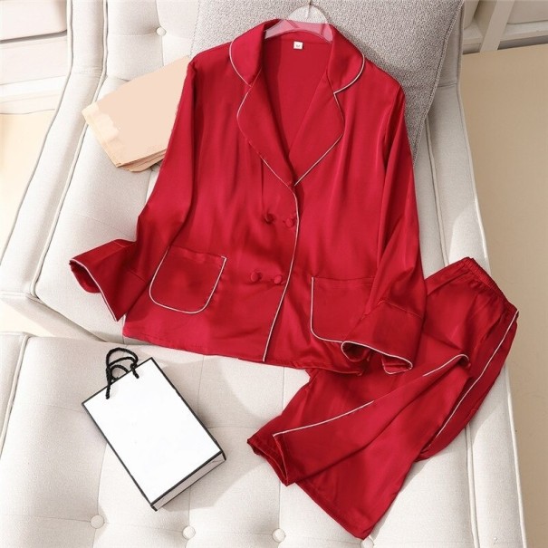 Damenpyjama P2838 rot M