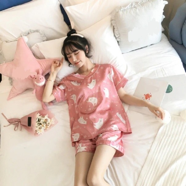 Damenpyjama P2839 rosa S