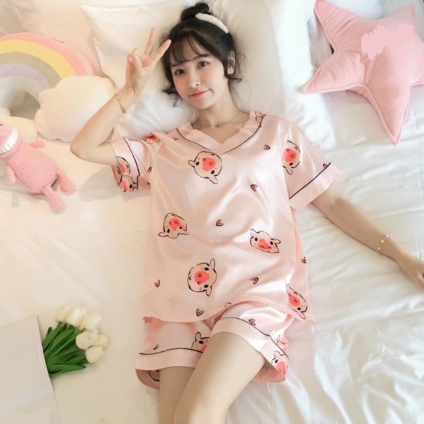 Damenpyjama P2842 rosa L