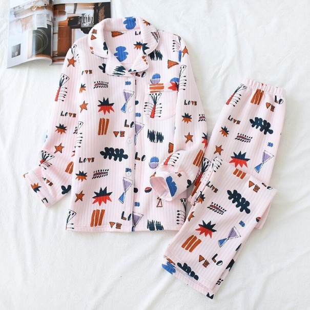 Damenpyjama P2866 rosa L