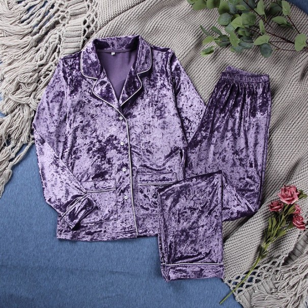 Damenpyjama P2977 lila L