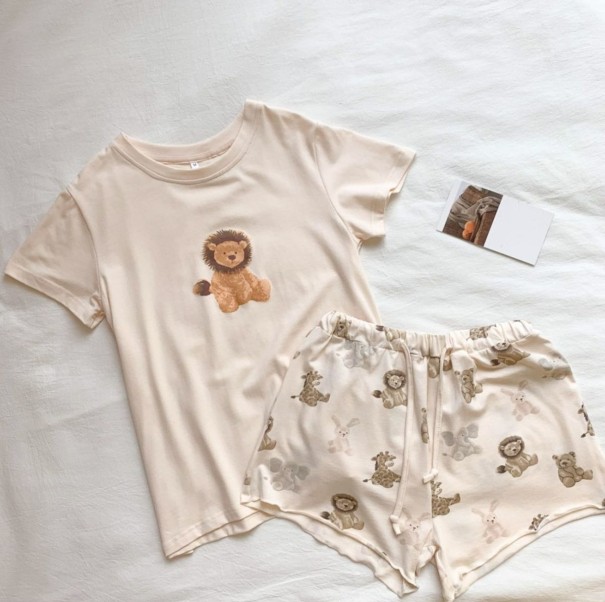 Damenpyjama P2982 beige M