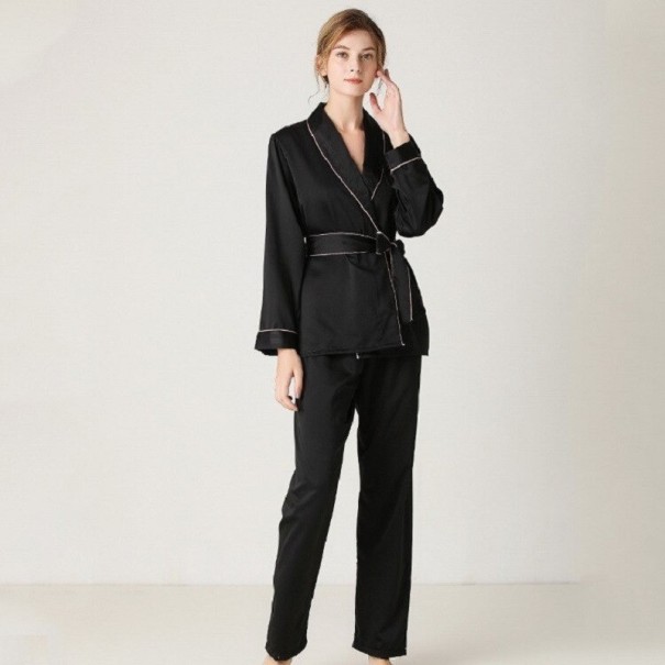 Damenpyjama P3011 schwarz S