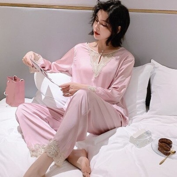 Damenpyjama P3030 rosa L