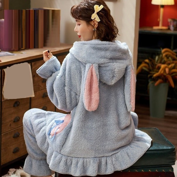 Damenpyjama P3146 hellblau M