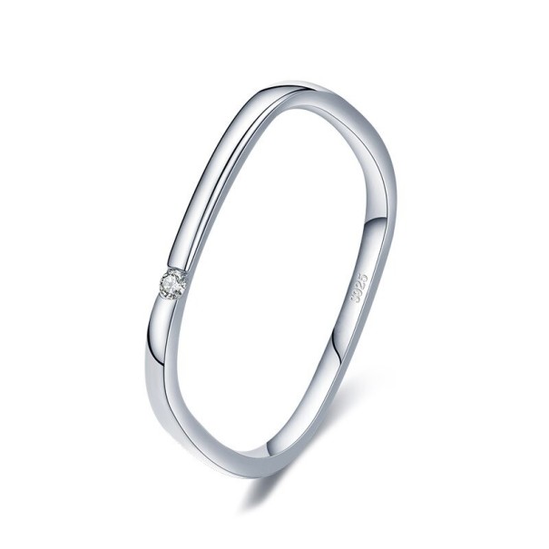 Damenring D1862 silbern 7