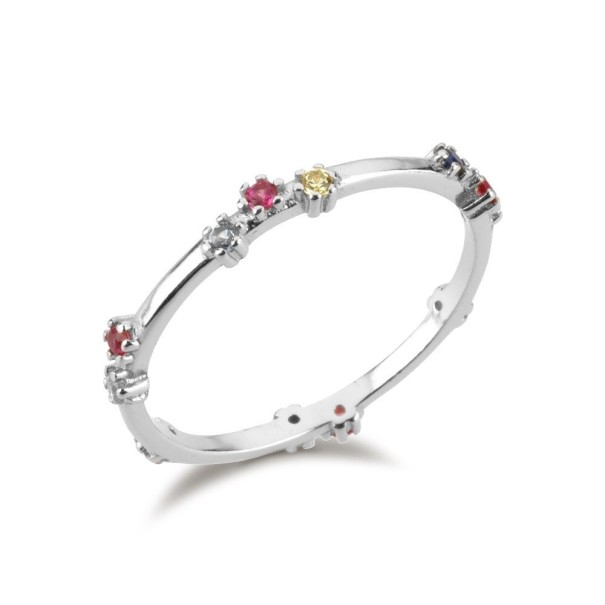 Damenring D2022 silbern 6