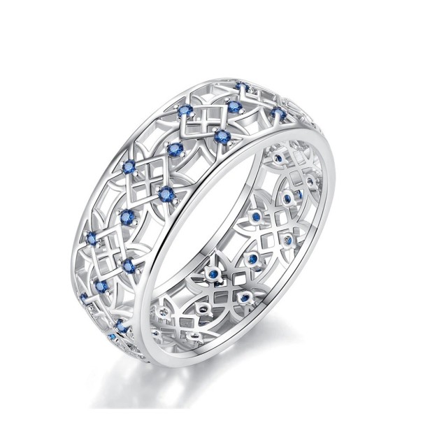 Damenring D2251 blau 9