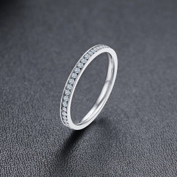 Damenring D2529 silbern 5