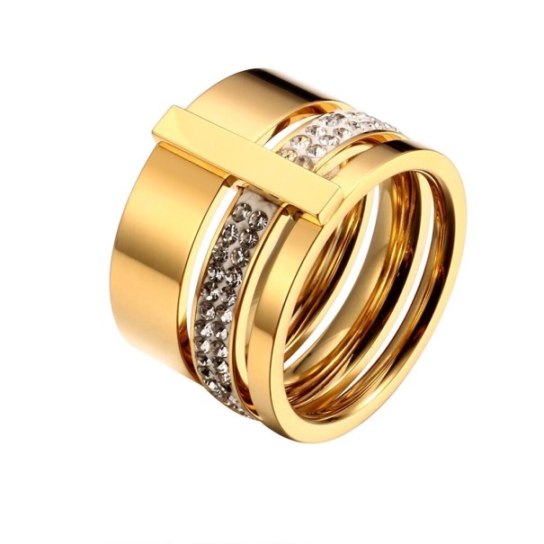 Damenring D2793 golden 10