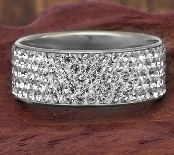 Damenring D2857 silbern 8