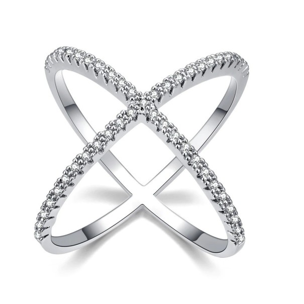 Damenring D881 silbern 5