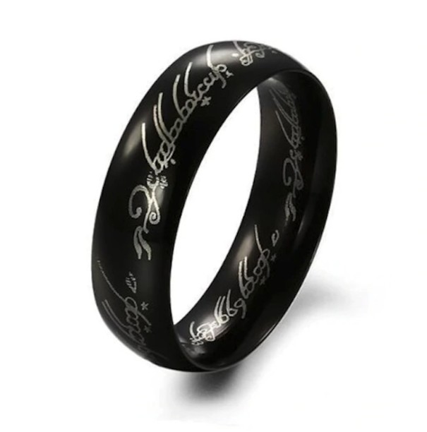 Damenring DER HERR DER RINGE J1840 schwarz 10