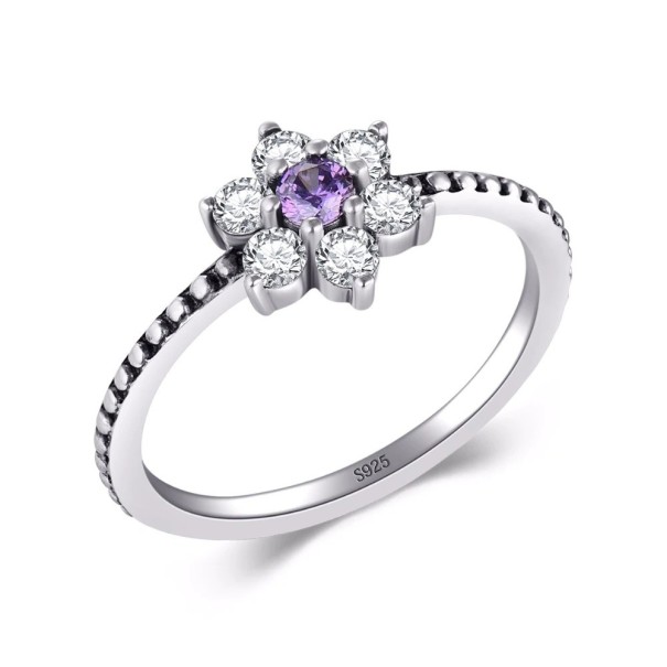 Damenring mit einer Blume D1577 9