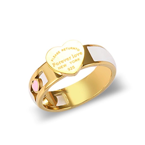 Damenring mit Herz D2635 golden 9