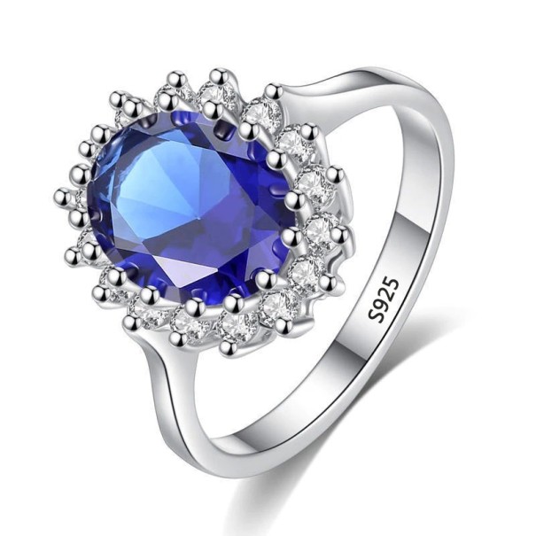 Damenring mit Zirkon D872 8