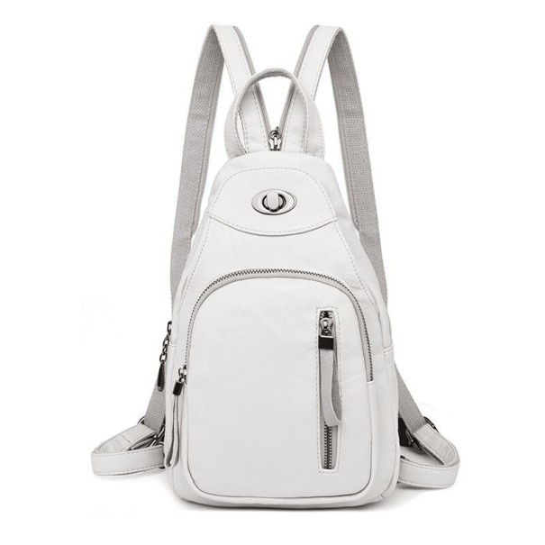 Damenrucksack E832 weiß