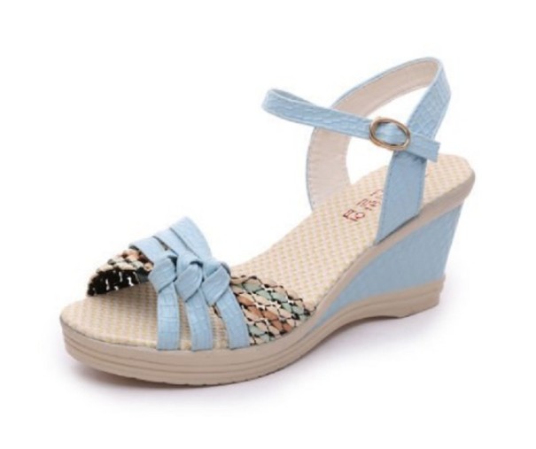 Damensandalen Ella hellblau 37