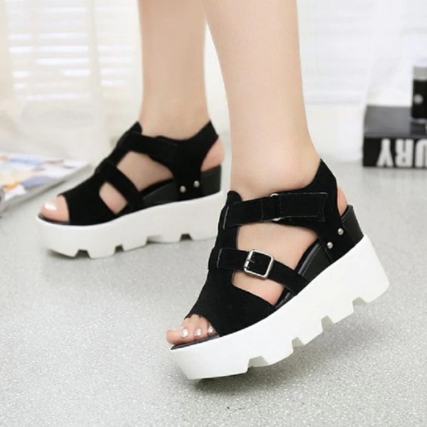 Damensandalen Evelyn schwarz 38