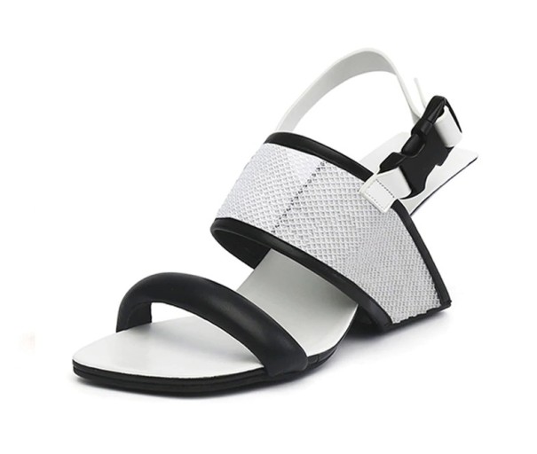 Damensandalen in schönem Design weiß 36