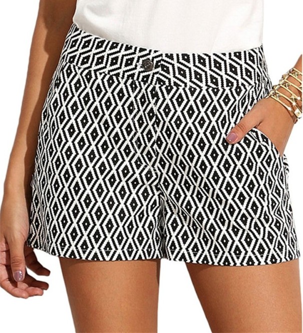 Damenshorts mit Muster M 2