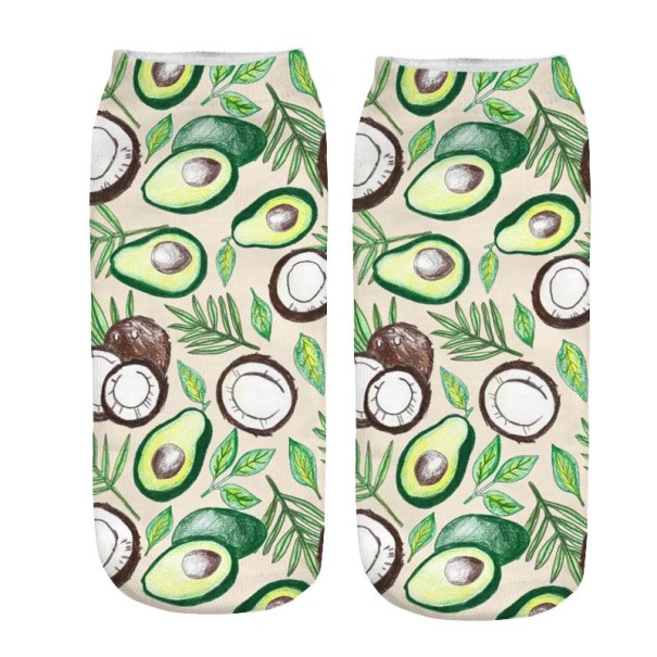 Damensocken - Exotische Frucht 9