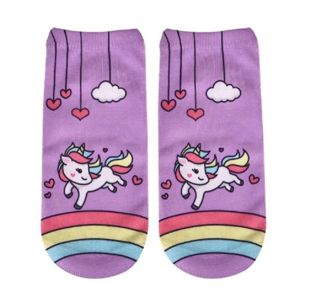 Damensocken mit Einhörnern 3
