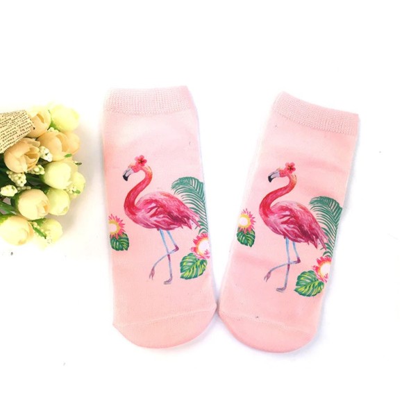 Damensocken mit Flamingos 3