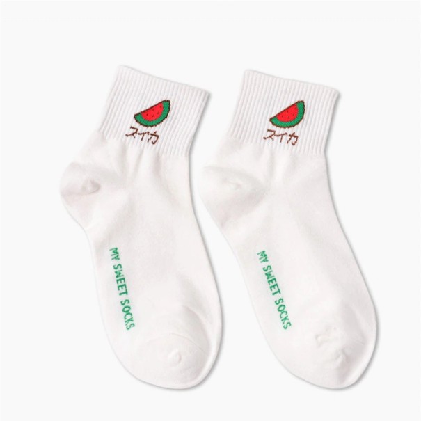 Damensocken mit Früchten 4
