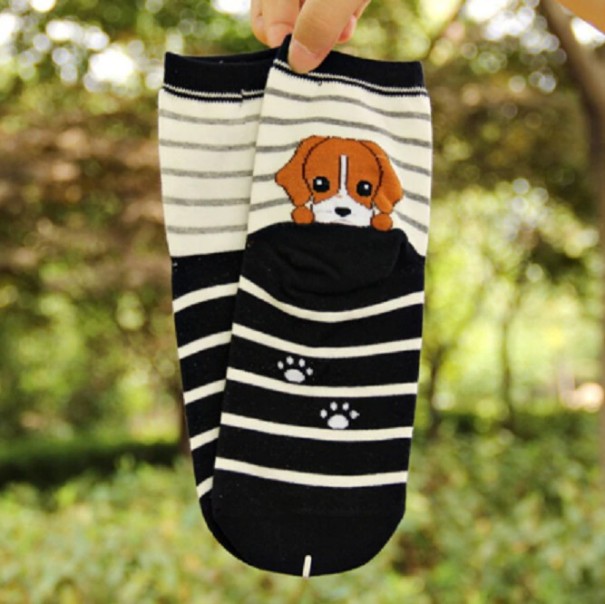 Damensocken mit Hunden 6