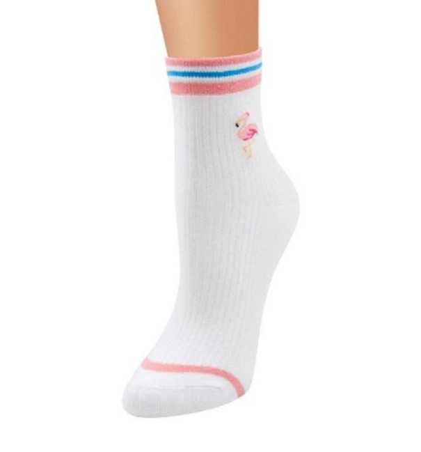 Damensocken mit Vögeln rosa