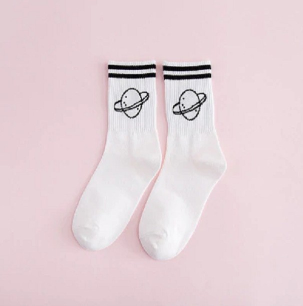 Damensocken - Planet Saturn 2