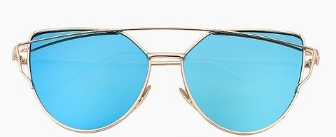 Damensonnenbrille in interessantem Design J537 9